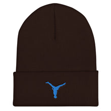Load image into Gallery viewer, Beanie - Aqua Blue Split Leg Logo