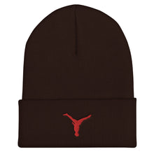 Load image into Gallery viewer, Beanie - Red Split Leg Logo