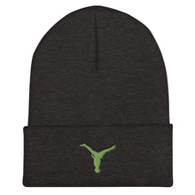 Load image into Gallery viewer, Beanie - Green Split Leg Logo