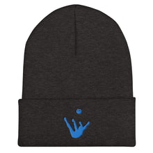 Load image into Gallery viewer, Beanie - Aqua Blue Trick Shot Logo