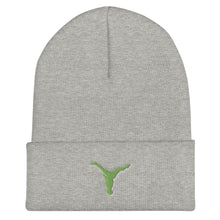 Load image into Gallery viewer, Beanie - Green Split Leg Logo