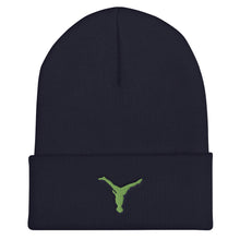 Load image into Gallery viewer, Beanie - Green Split Leg Logo