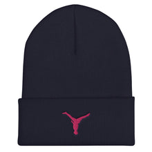 Load image into Gallery viewer, Beanie - Pink Split Leg Logo