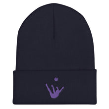 Load image into Gallery viewer, Beanie - Purple Trick Shot Logo