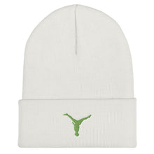 Load image into Gallery viewer, Beanie - Green Split Leg Logo