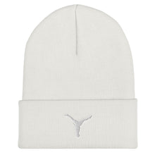 Load image into Gallery viewer, Beanie - White Split Leg Logo