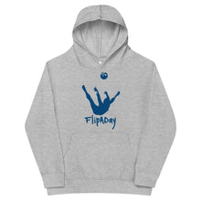 Load image into Gallery viewer, Kids Fleece Hoodie - Blue Trick Shot Logo