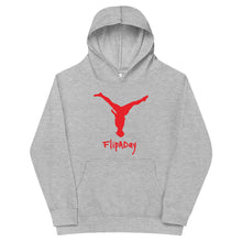 Load image into Gallery viewer, Kids Fleece Hoodie - Red Split Leg Logo