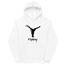 Load image into Gallery viewer, Kids Fleece Hoodie - Black Split Leg Logo