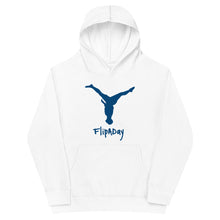 Load image into Gallery viewer, Kids Fleece Hoodie - Blue Split Leg Logo