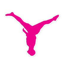 Load image into Gallery viewer, Sticker - Pink Split Leg Silhouette