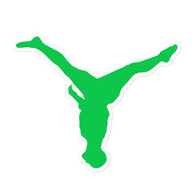 Load image into Gallery viewer, Sticker - Green Split Leg Silhouette