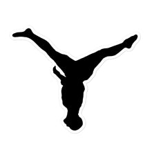 Load image into Gallery viewer, Sticker - Black Split Leg Silhouette