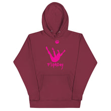Load image into Gallery viewer, Unisex Hoodie - Pink Trick Shot Logo