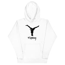Load image into Gallery viewer, Unisex Hoodie - Black Split Leg Logo
