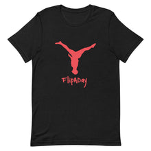 Load image into Gallery viewer, Short-Sleeve Unisex T-Shirt - Red Split Leg Logo