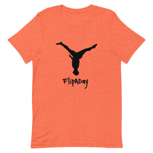 Load image into Gallery viewer, Short-Sleeve Unisex T-Shirt - Black Split Leg Logo