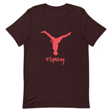 Load image into Gallery viewer, Short-Sleeve Unisex T-Shirt - Red Split Leg Logo