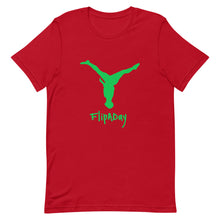 Load image into Gallery viewer, Short-Sleeve Unisex T-Shirt - Green Split Leg Logo