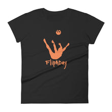 Load image into Gallery viewer, Women's Short Sleeve T-Shirt - Orange Trick Shot Logo