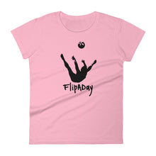 Load image into Gallery viewer, Women's Short Sleeve T-Shirt - Black Trick Shot Logo