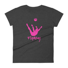 Load image into Gallery viewer, Women's Short Sleeve T-Shirt - Pink Trick Shot Logo