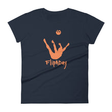Load image into Gallery viewer, Women's Short Sleeve T-Shirt - Orange Trick Shot Logo