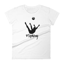 Load image into Gallery viewer, Women's Short Sleeve T-Shirt - Black Trick Shot Logo