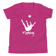 Load image into Gallery viewer, Youth Short Sleeve T-Shirt - White Trick Shot Logo