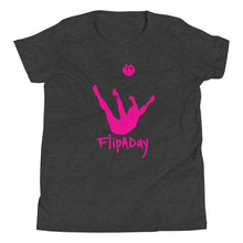 Load image into Gallery viewer, Youth Short Sleeve T-Shirt - Pink Trick Shot Logo