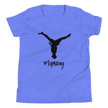 Load image into Gallery viewer, Youth Short Sleeve T-Shirt - Black Split Leg Logo