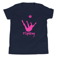 Load image into Gallery viewer, Youth Short Sleeve T-Shirt - Pink Trick Shot Logo