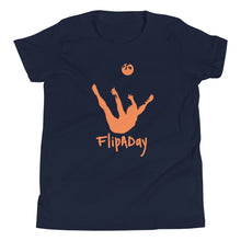 Load image into Gallery viewer, Youth Short Sleeve T-Shirt - Orange Trick Shot Logo