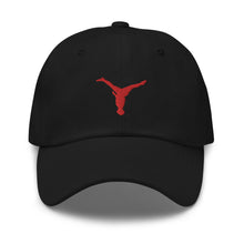 Load image into Gallery viewer, Dad Hat - Red Split Leg Logo
