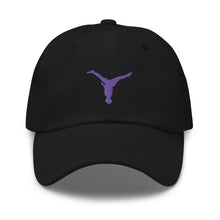 Load image into Gallery viewer, Dad Hat - Purple Split Leg Logo
