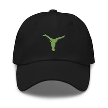 Load image into Gallery viewer, Dad Hat - Green Split Leg Logo
