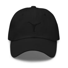 Load image into Gallery viewer, Dad Hat - Black Split Leg Logo
