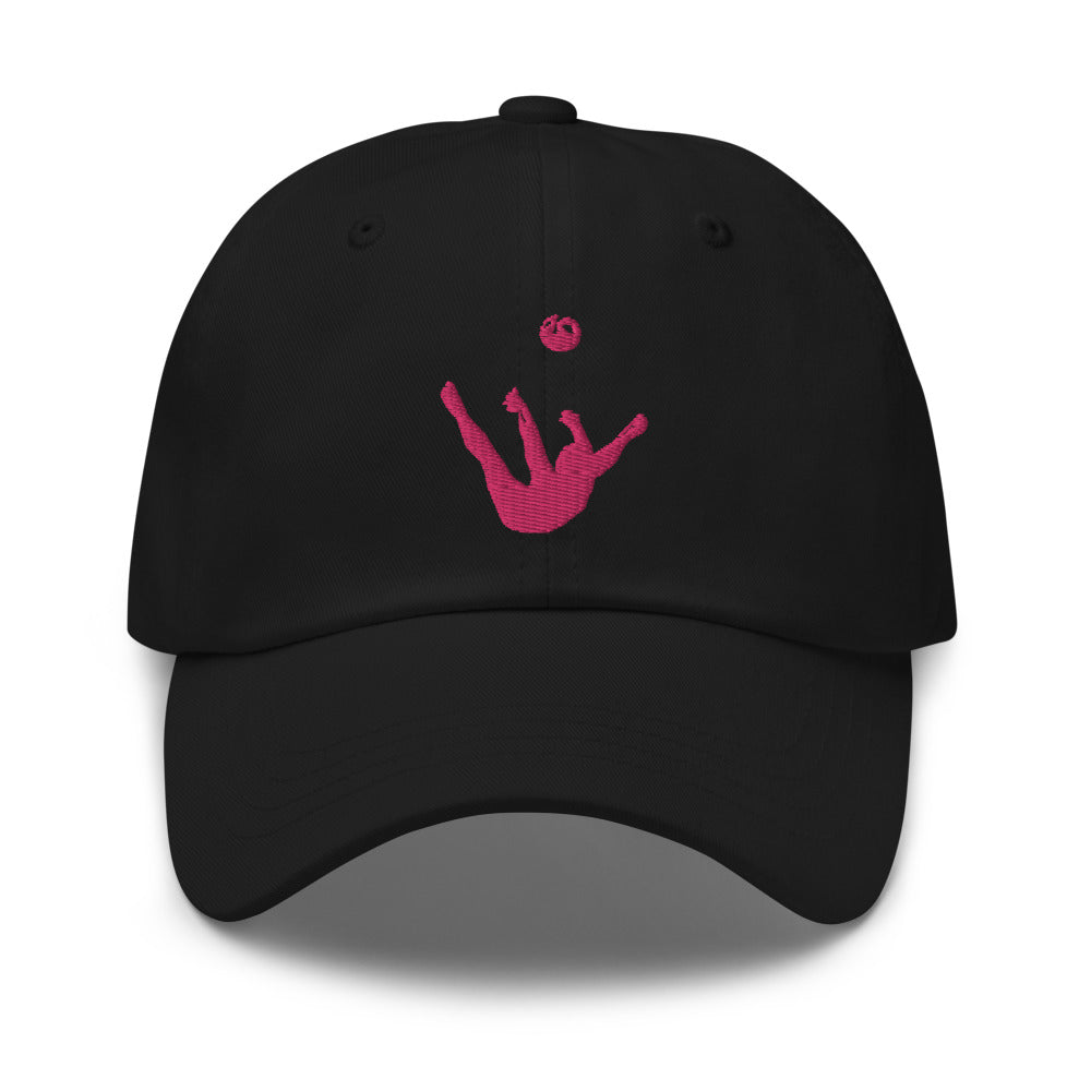 Dad Hat - Pink Trick Shot Logo