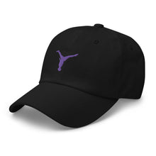 Load image into Gallery viewer, Dad Hat - Purple Split Leg Logo
