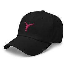 Load image into Gallery viewer, Dad Hat - Pink Split Leg Logo
