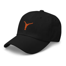 Load image into Gallery viewer, Dad Hat - Orange Split Leg Logo
