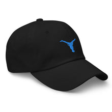 Load image into Gallery viewer, Dad Hat - Aqua Blue Split Leg Logo
