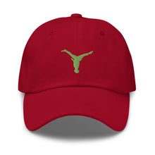 Load image into Gallery viewer, Dad Hat - Green Split Leg Logo
