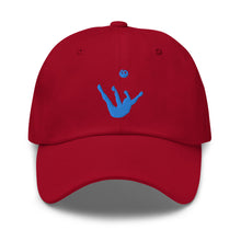 Load image into Gallery viewer, Dad Hat - Aqua Blue Trick Shot Logo
