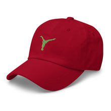 Load image into Gallery viewer, Dad Hat - Green Split Leg Logo
