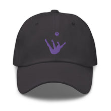 Load image into Gallery viewer, Dad Hat - Purple Trick Shot Logo
