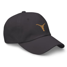 Load image into Gallery viewer, Dad Hat - Old Gold Split Leg Logo
