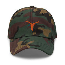 Load image into Gallery viewer, Dad Hat - Orange Split Leg Logo
