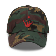 Load image into Gallery viewer, Dad Hat - Red Trick Shot Logo
