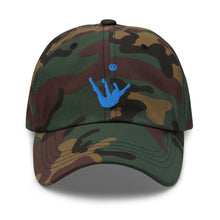 Load image into Gallery viewer, Dad Hat - Aqua Blue Trick Shot Logo
